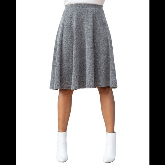 Stone wash midi skirt - Picture 3 of 5